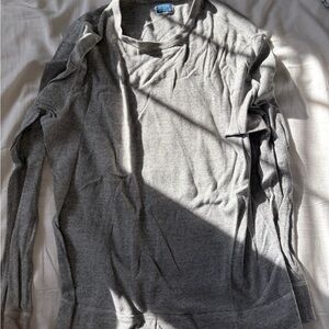 J. Crew Heather Gray Long Sleeve Tee